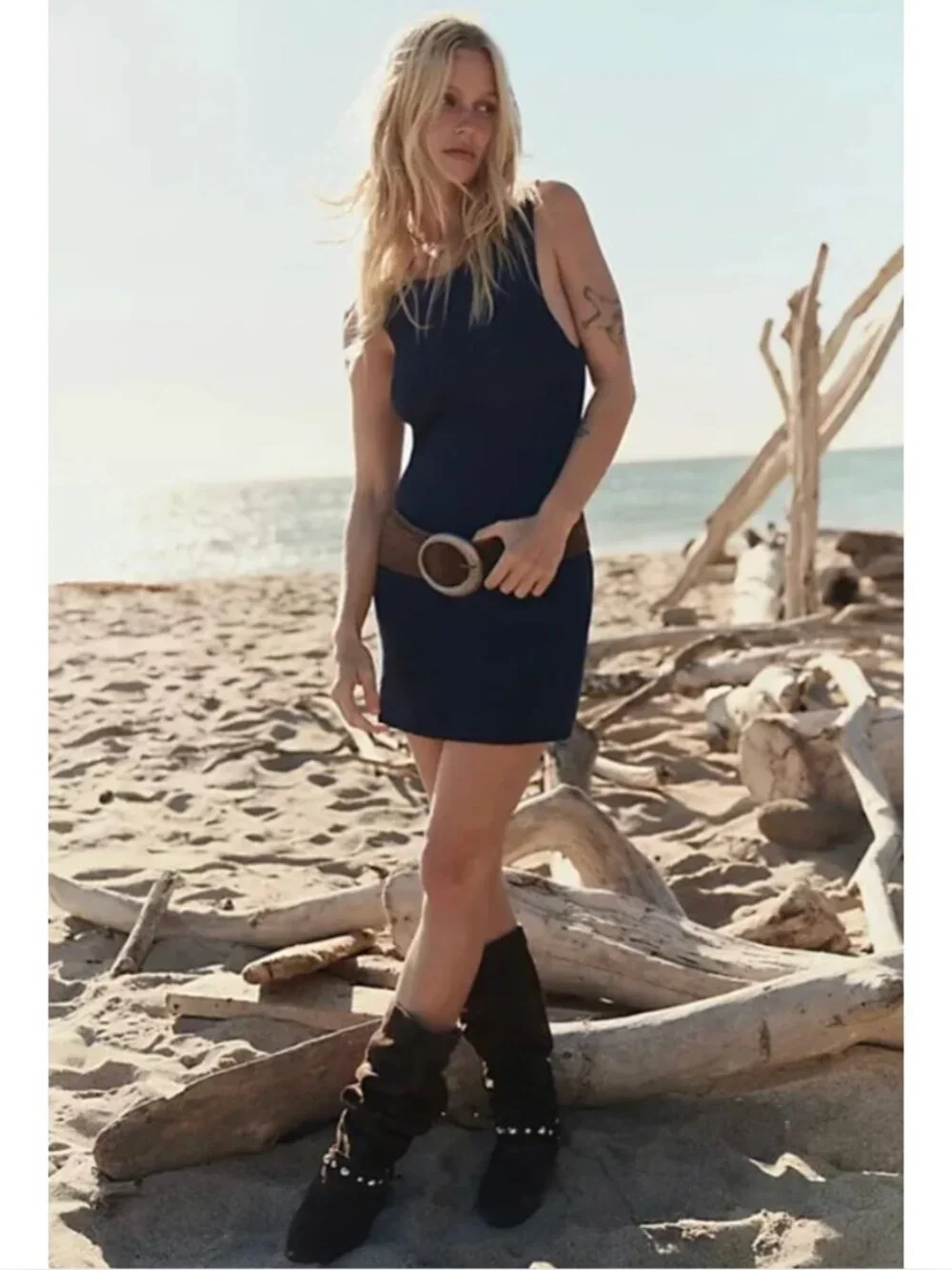 SET - Free People Sadie Sweater Mini Dress & Cardigan